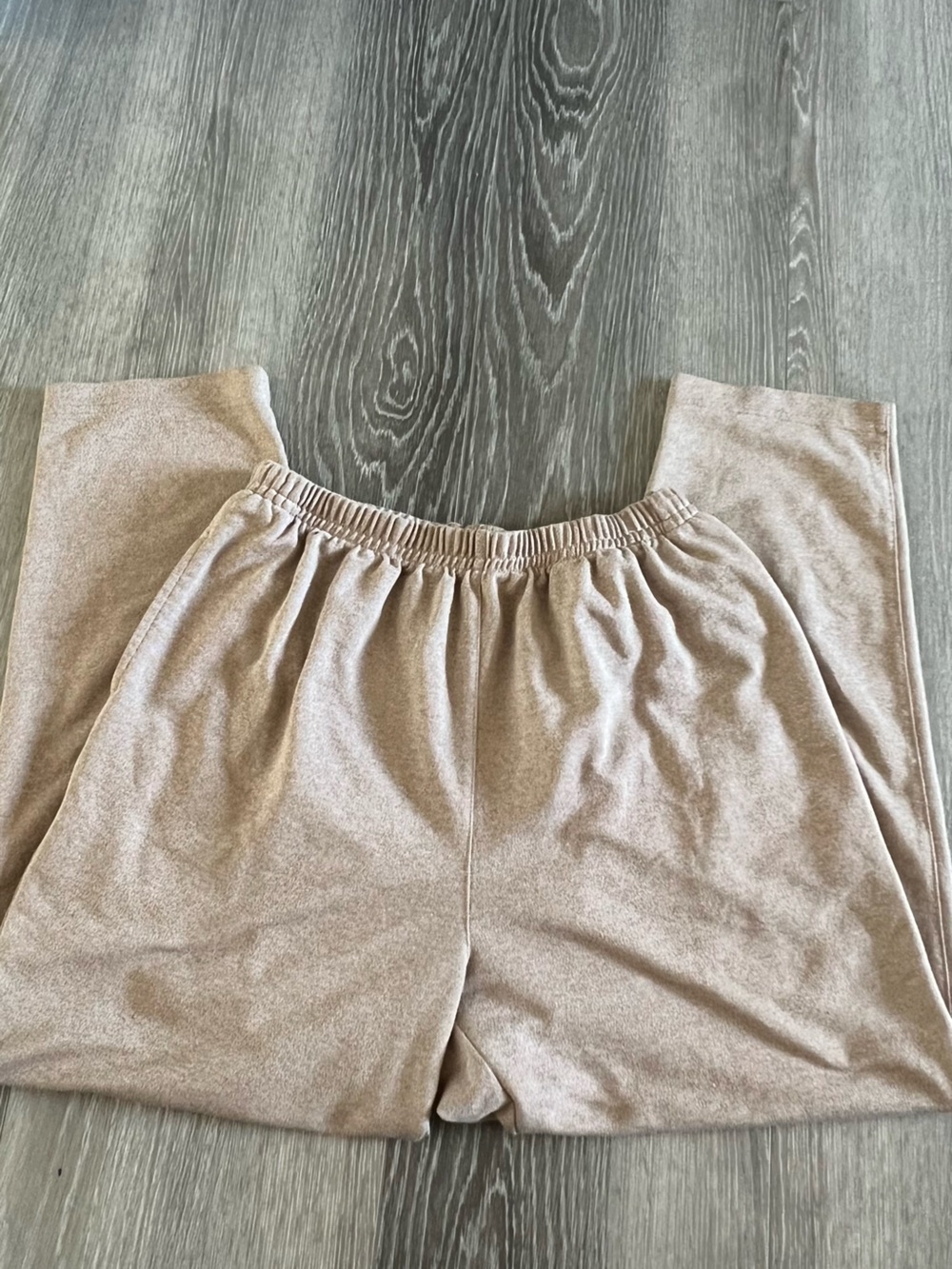 Beige Elastic-Waist Off-Shoulder Crop Top - Casual Neutral